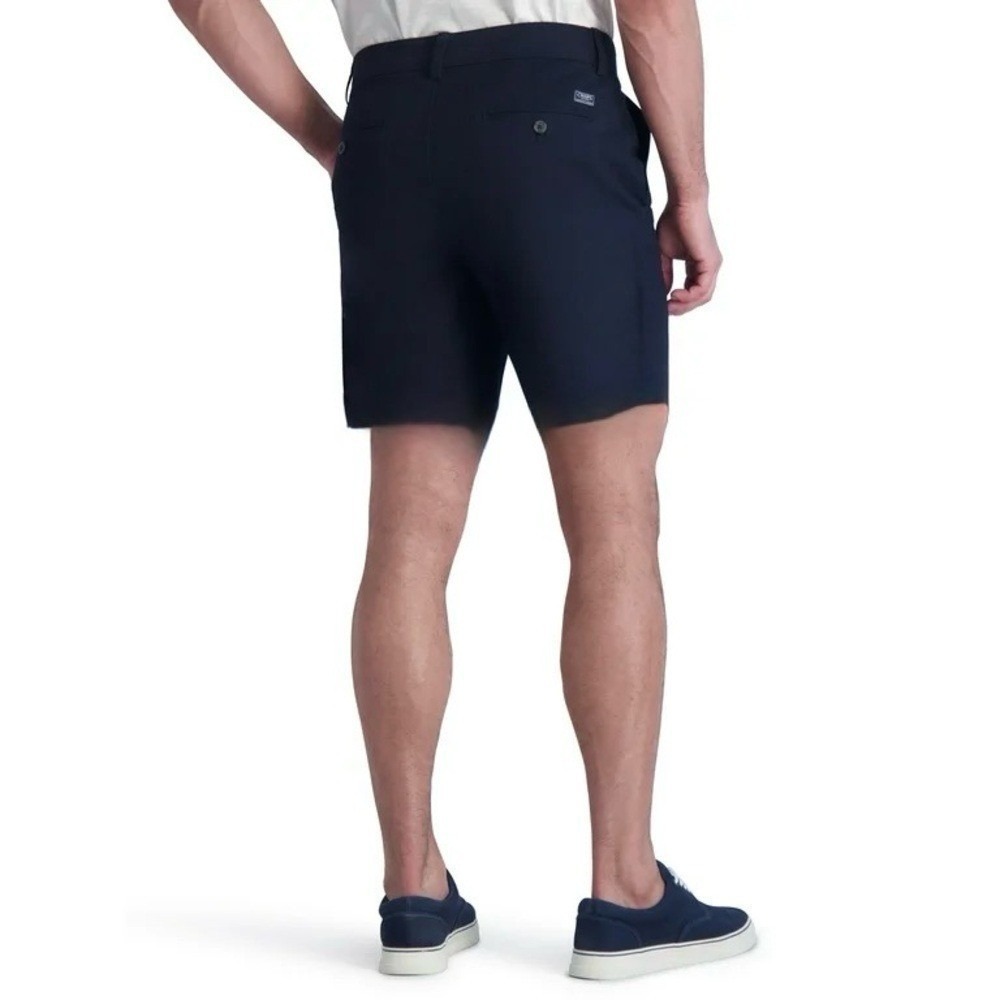 Chaps Men's Blue Cuffed Stretch Shorts